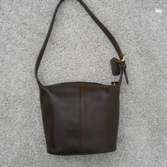 COACH Vintage Helen's Legacy Soft 100% Leather Choc Brown # 4148 - Picture 4 of 16